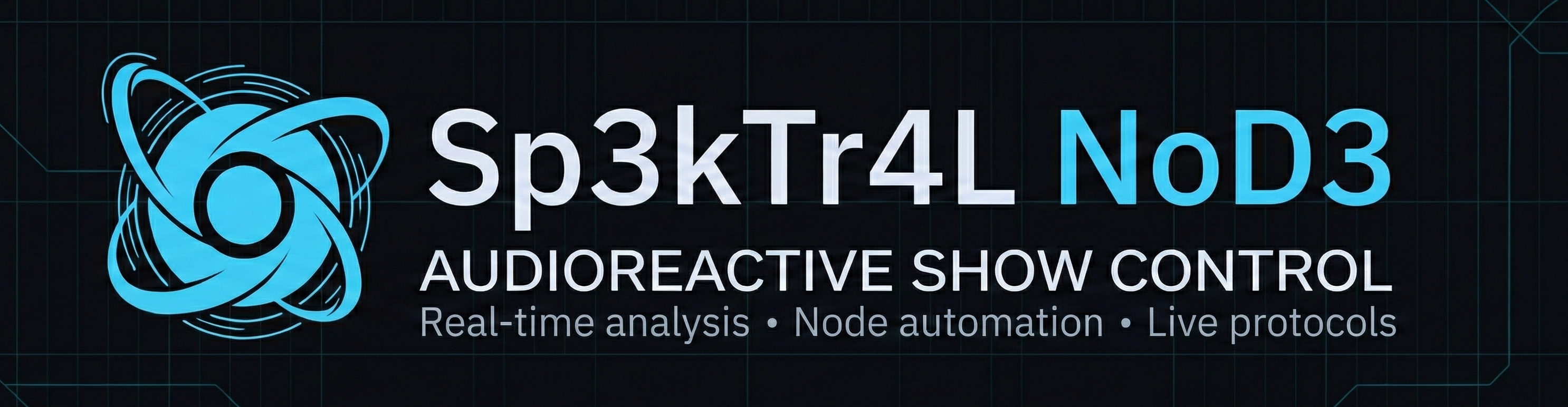 Sp3kTr4L N0D3 — Audioreactive Show Control